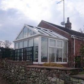 Glass roof conservatory Cumbria